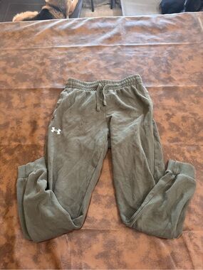 Under Armour Olive Green Men's Fleece Joggers